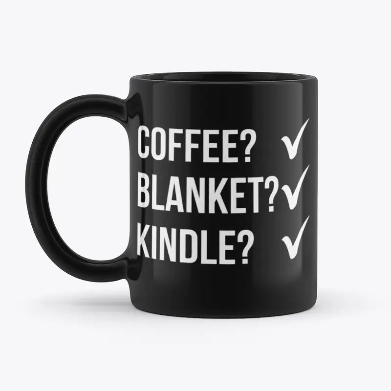 Coffee? Blanket? Kindle? Dark Colors