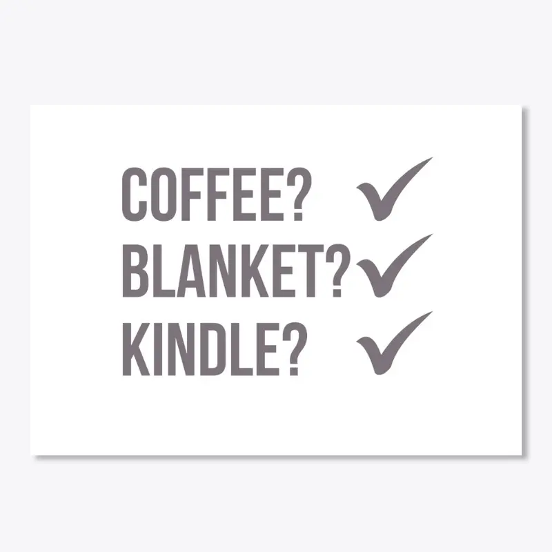 Coffee? Blanket? Kindle? Light Colors