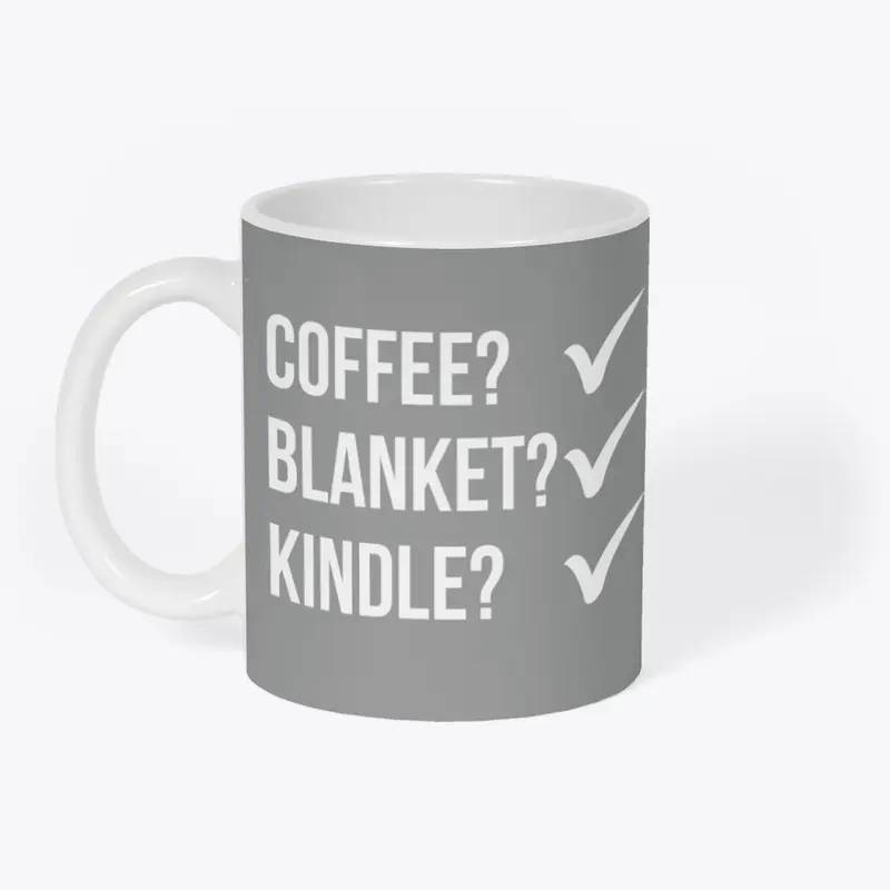 Coffee? Blanket? Kindle? Dark Colors