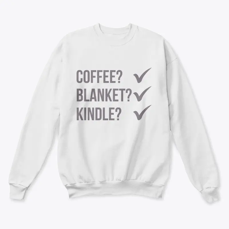 Coffee? Blanket? Kindle? Light Colors