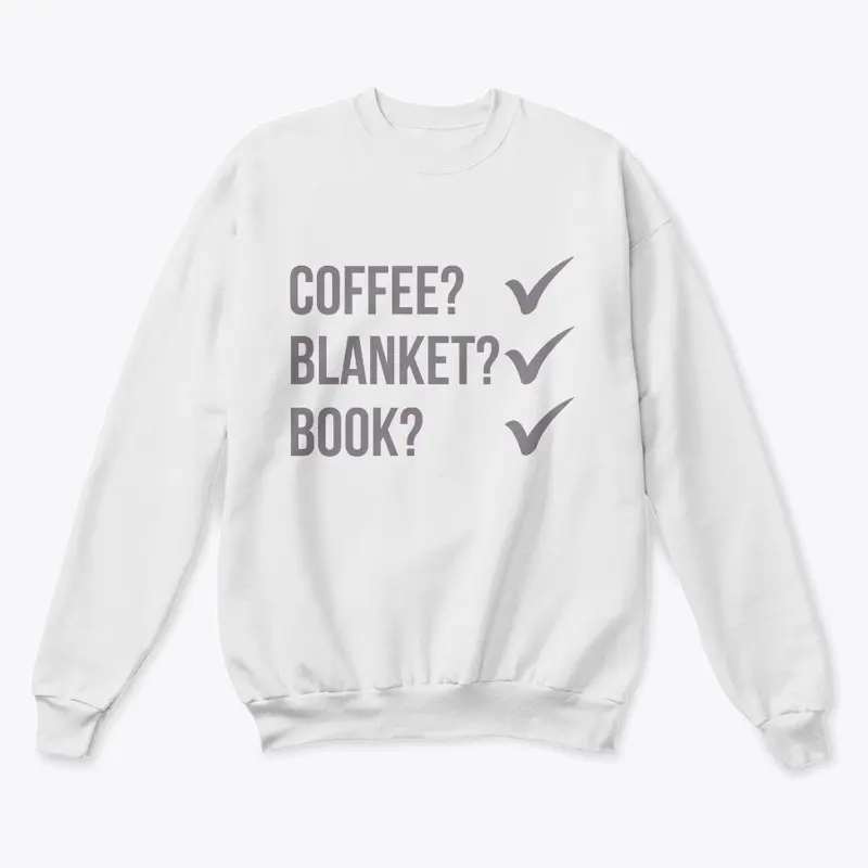 Coffee? Blanket? Book? Light Colors